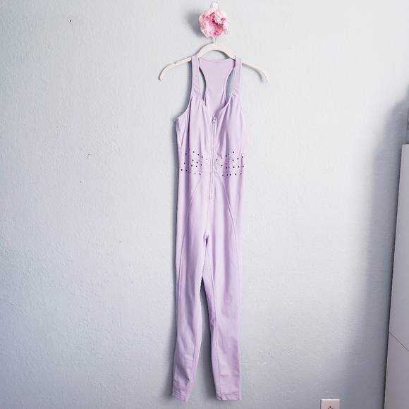 Gigi C Lilac Purple Hunter Jumpsuit - Picture 2 of 8